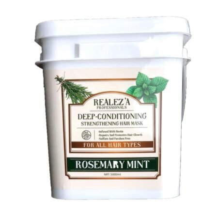 Releza Professional Rosemary Mint Deep Conditioning Strengthening hair Mask, 5Ltr